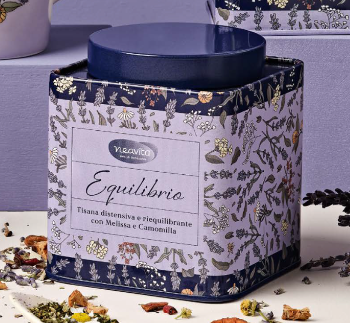 Barattolo di latta Neavita - Tisana Equilibrio Relax