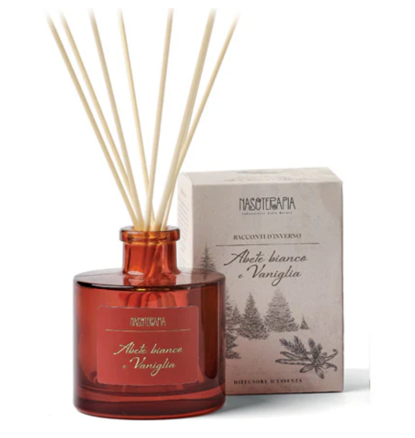 Diffusore a bastoncini - Abete bianco e Vaniglia - Nasoterapia