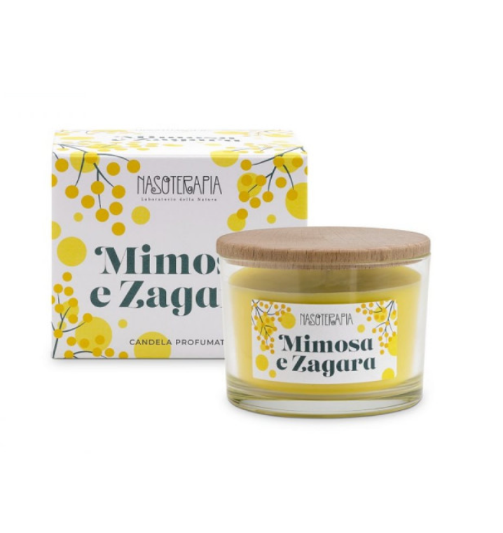 Candela profumata - Mimosa e Zagara - Nasoterapia