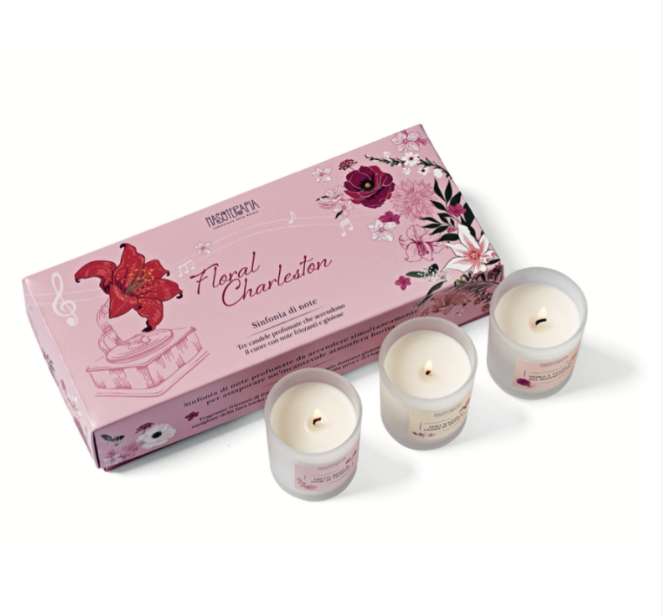 Set di Candele profumate - Flora Charleston - Nasoterapia