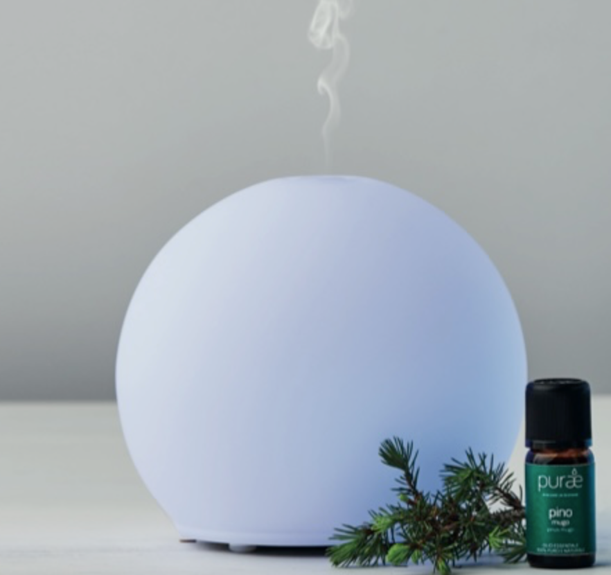 Diffusore ad ultrasuoni in vetro - Aura - Purae