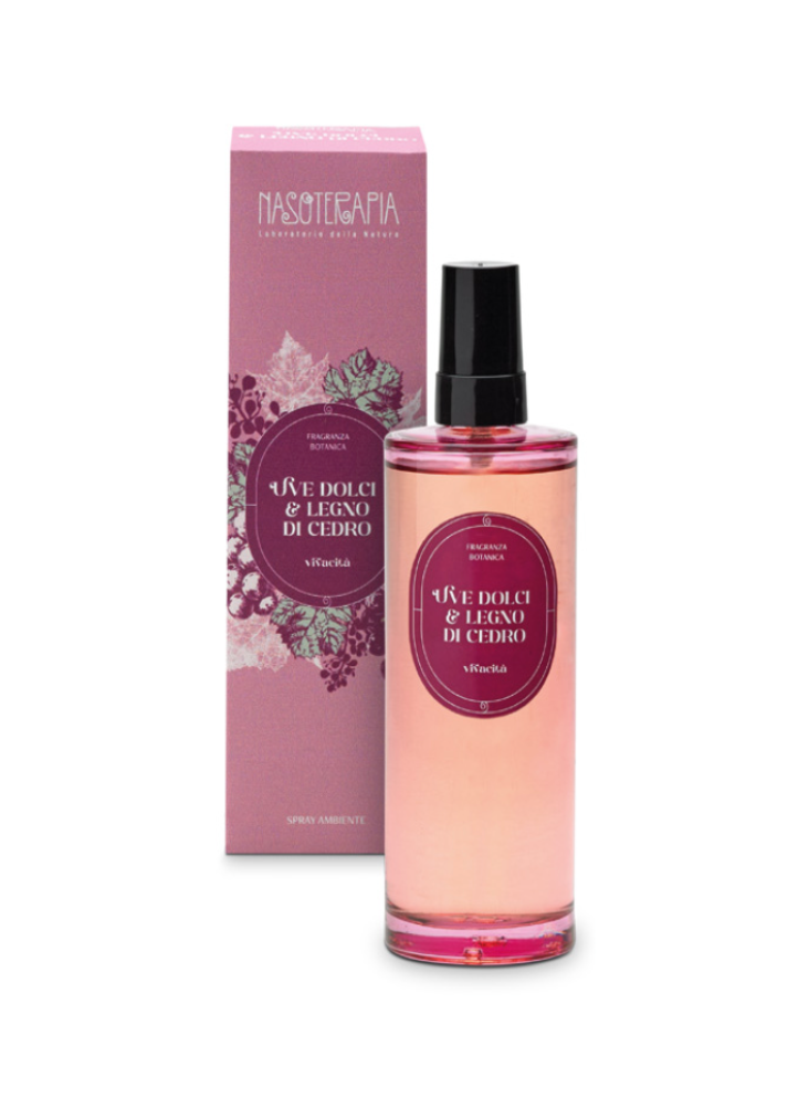 Spray ambiente - Uve dolci & Legno di Cedro - Nasoterapia