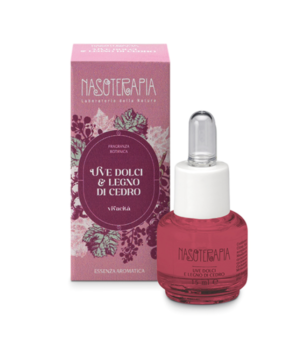 Essenza aromatica - Uve Dolci & Legno di Cedro - Nasoterapia