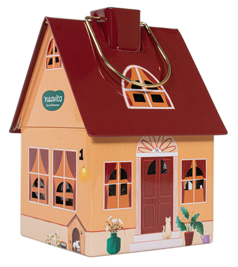 Casetta in latta con infuso - Casa Dolce Casa - Neavita