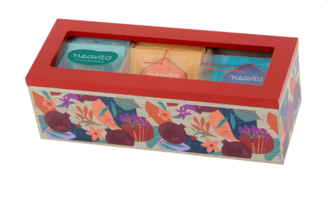 Cofanetto in legno con Infusi Biologici - Neavita