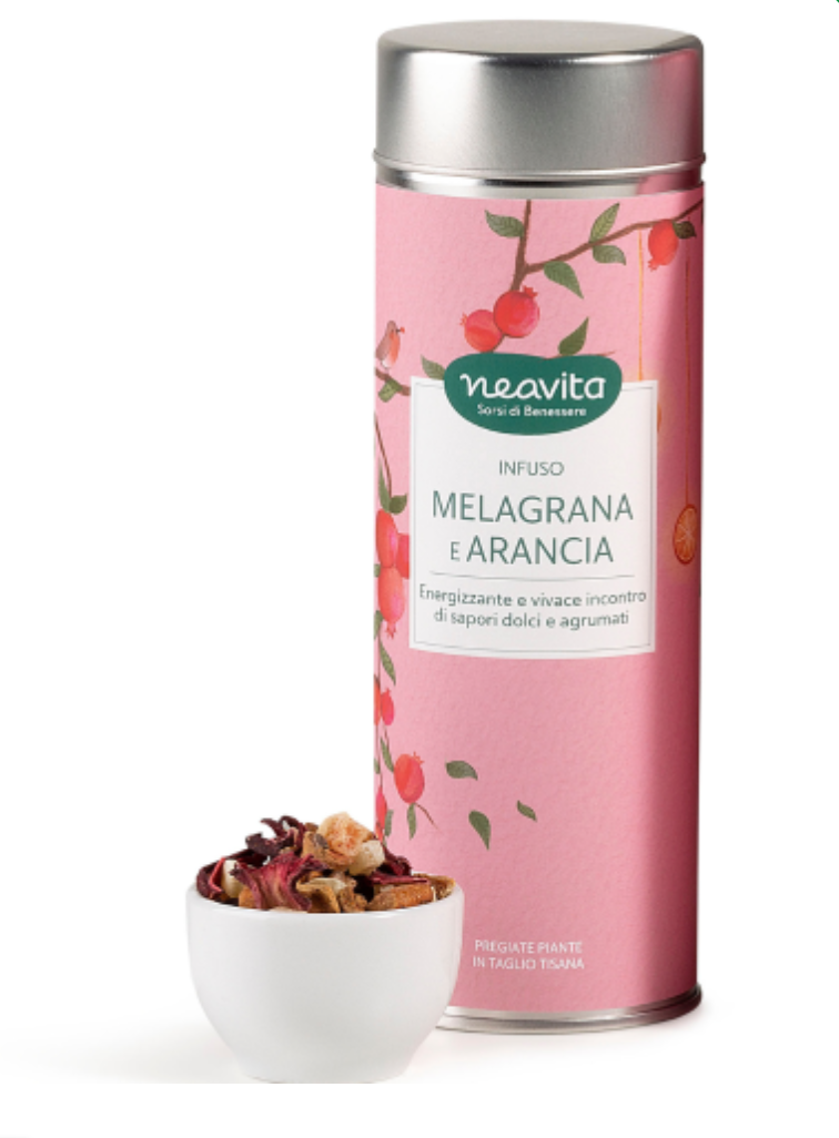 Infuso Sfuso in SilverTin - Melagrana & Arancia - Neavita