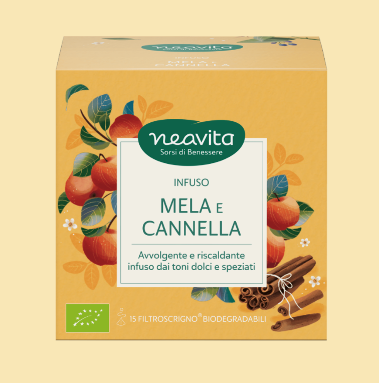 Infuso FiltroScrigno - Mela & Cannella - Neavita