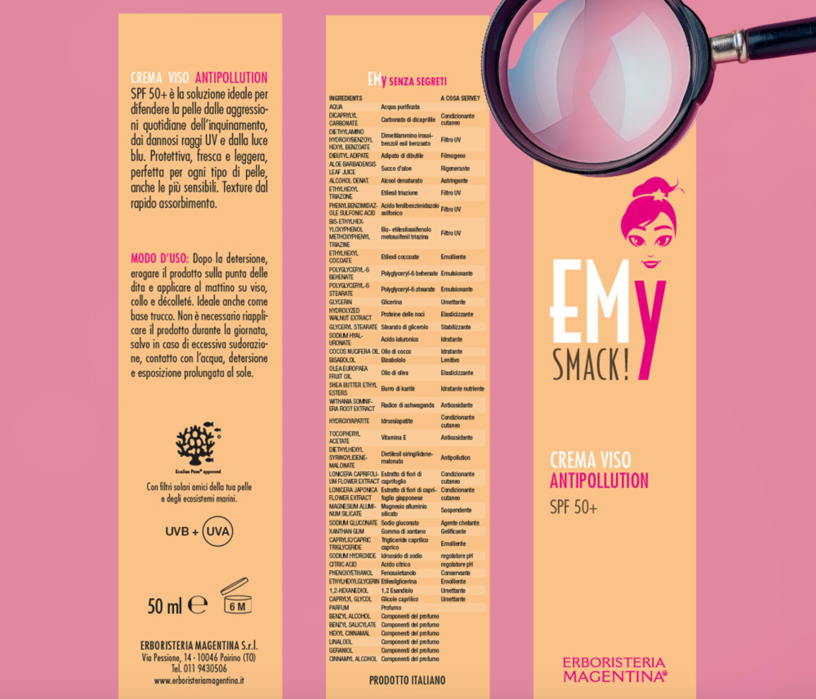 EMy - Crema Viso Antipollution SPF50+