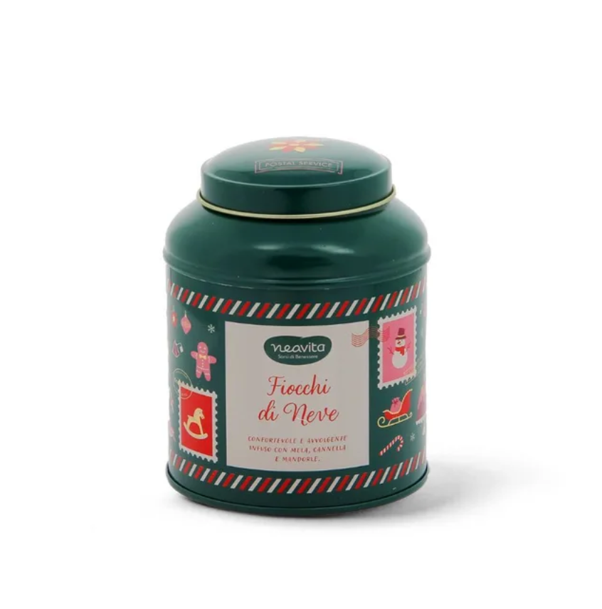 Neavita - Barattolo con Infuso Natalizio Sfuso - Fiocchi Di Neve