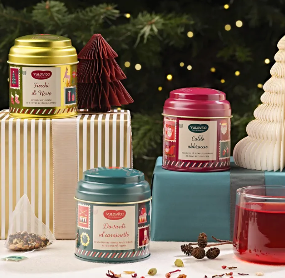 Neavita - Barattolini con Infuso Natalizio in FiltroScrigno