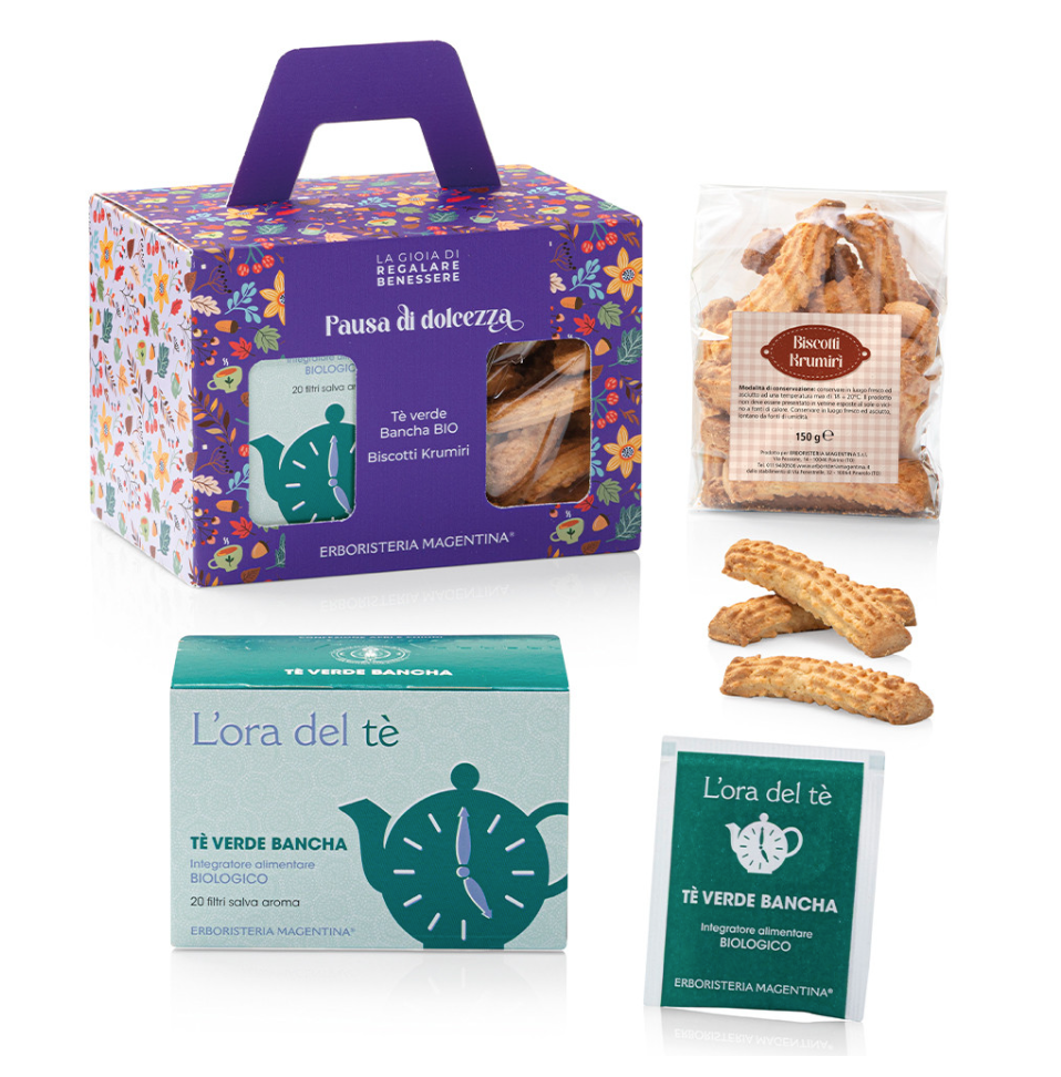 Erboristeria Magentina - Pausa Dolcezza - Tè Verde & Krumiri
