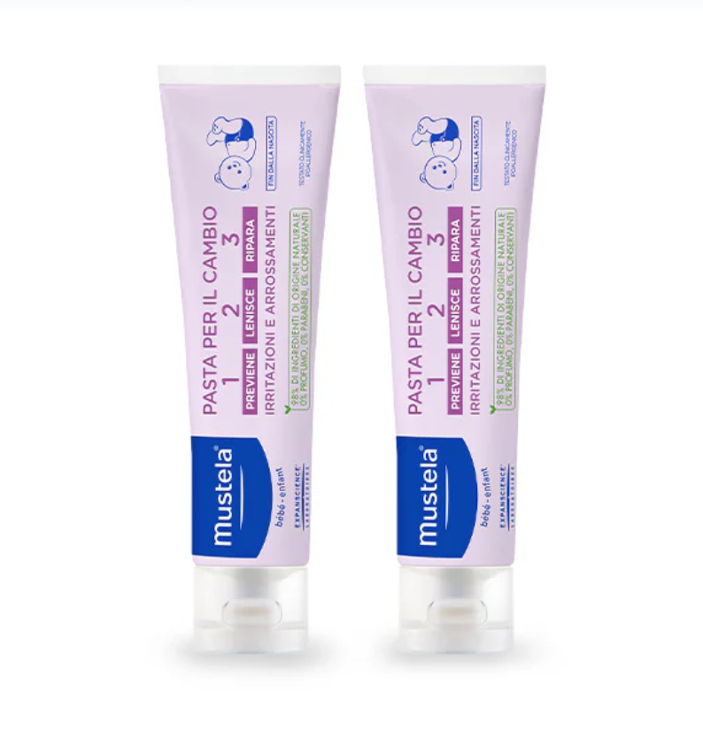 Mustela - Pasta Cambio 1 2 3 - Bipacco 300 ml