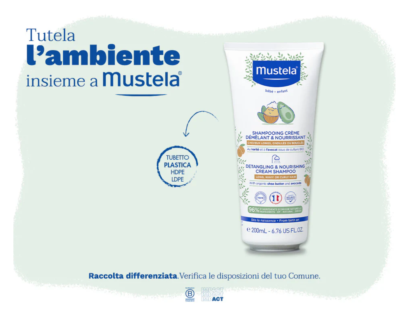 Mustela -  Shampoo Nutriente Districante 200 ml