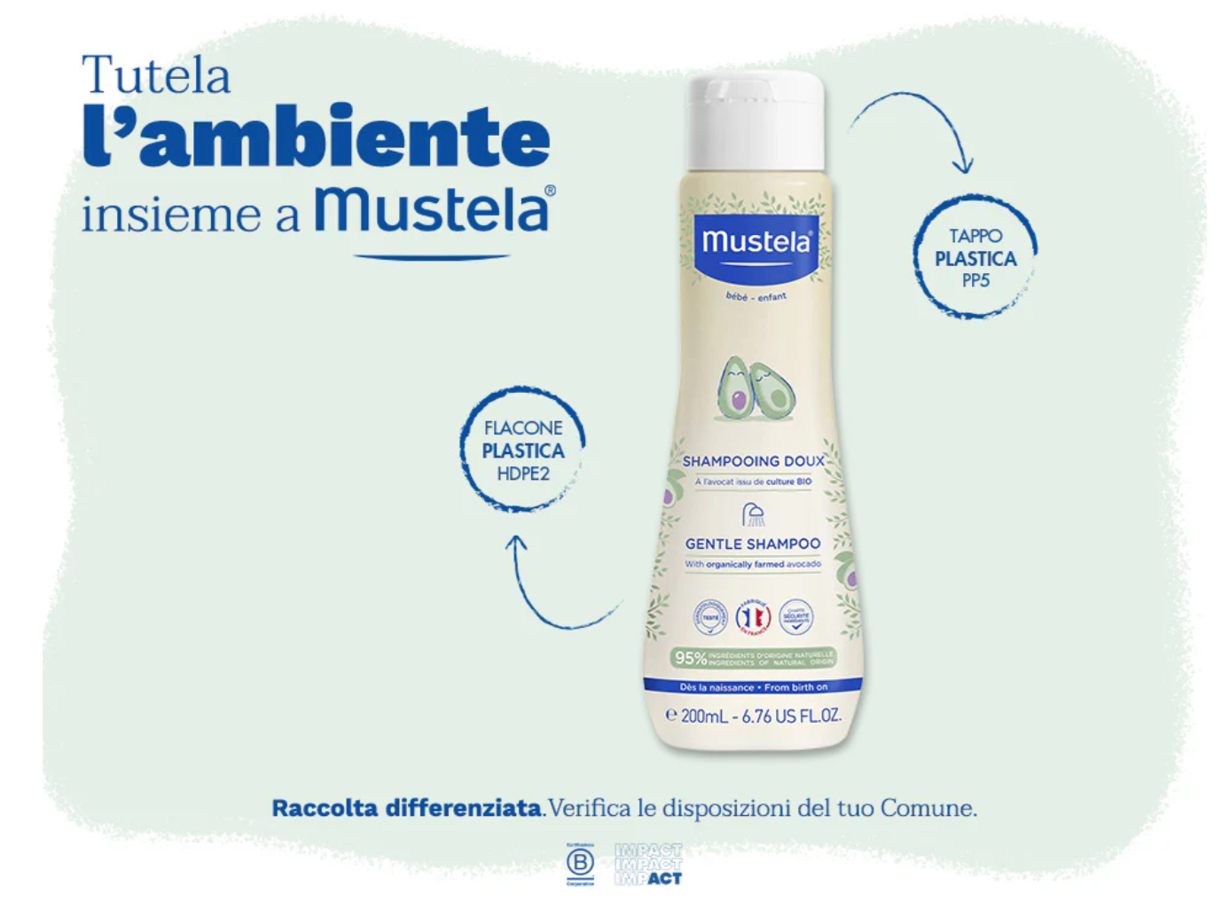 Mustela -  Shampoo Dolce 200 ml