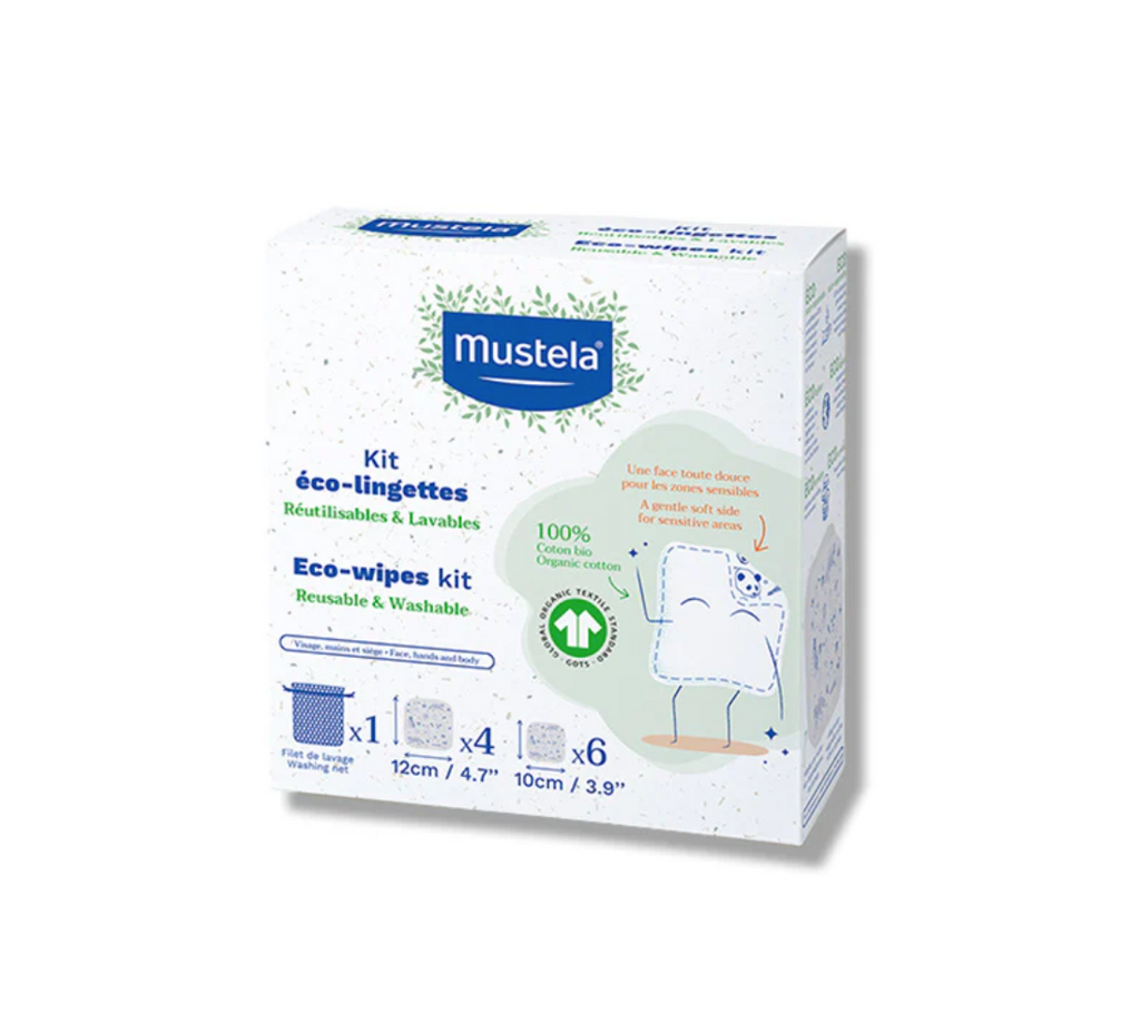 Mustela -  Kit Salviette Lavabili (Conf. Da 10 pz)