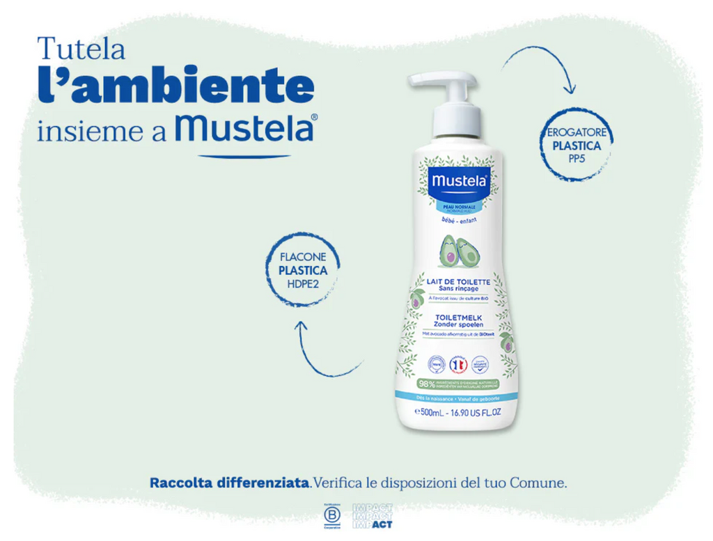 Mustela -  Latte di Toilette - Dispenser 500 ml