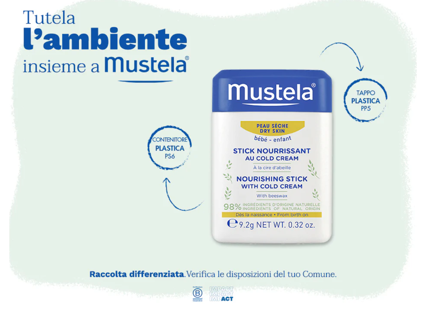 Mustela -  Hydra Stick Nutriente Cold Cream