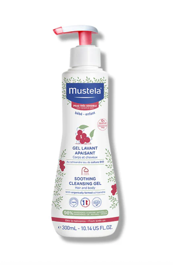 Mustela -  Gel  Detergente Lenitivo Corpo  e Capelli 300 ml