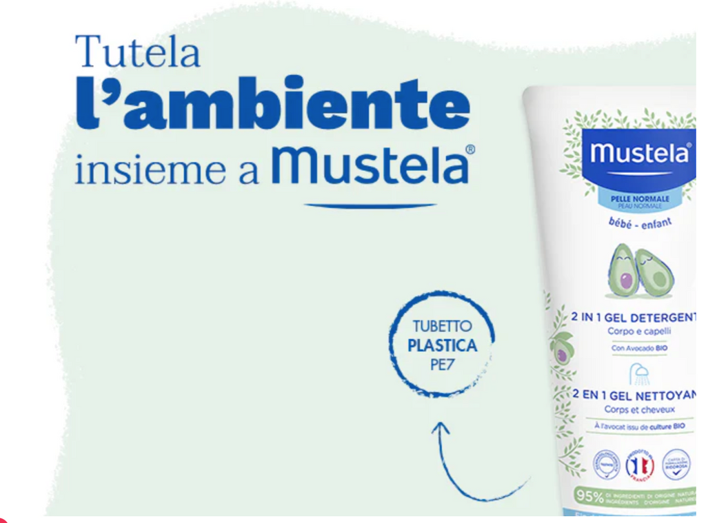 Mustela -  Gel Detergente Corpo  e Capelli 200 ml