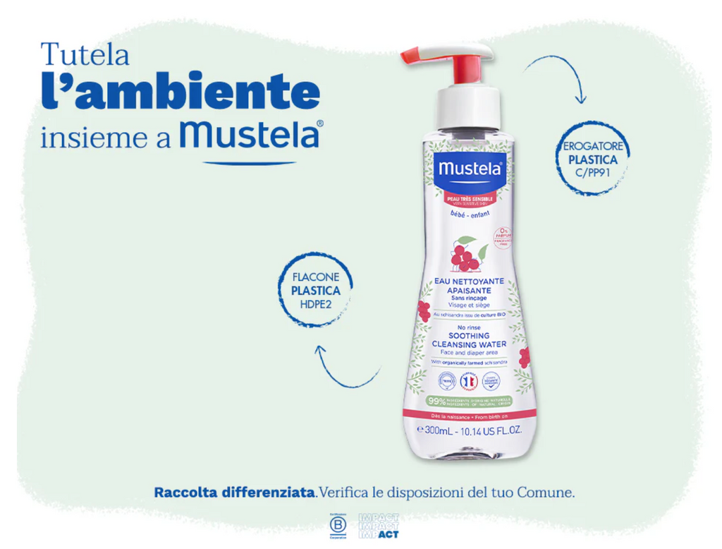 Mustela -  Fluido Detergente Lenitivo Senza Risciacquo 300 ml