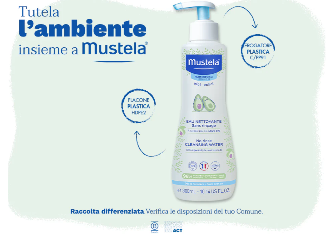 Mustela -  Fluido Detergente Senza Risciacquo 300 ml