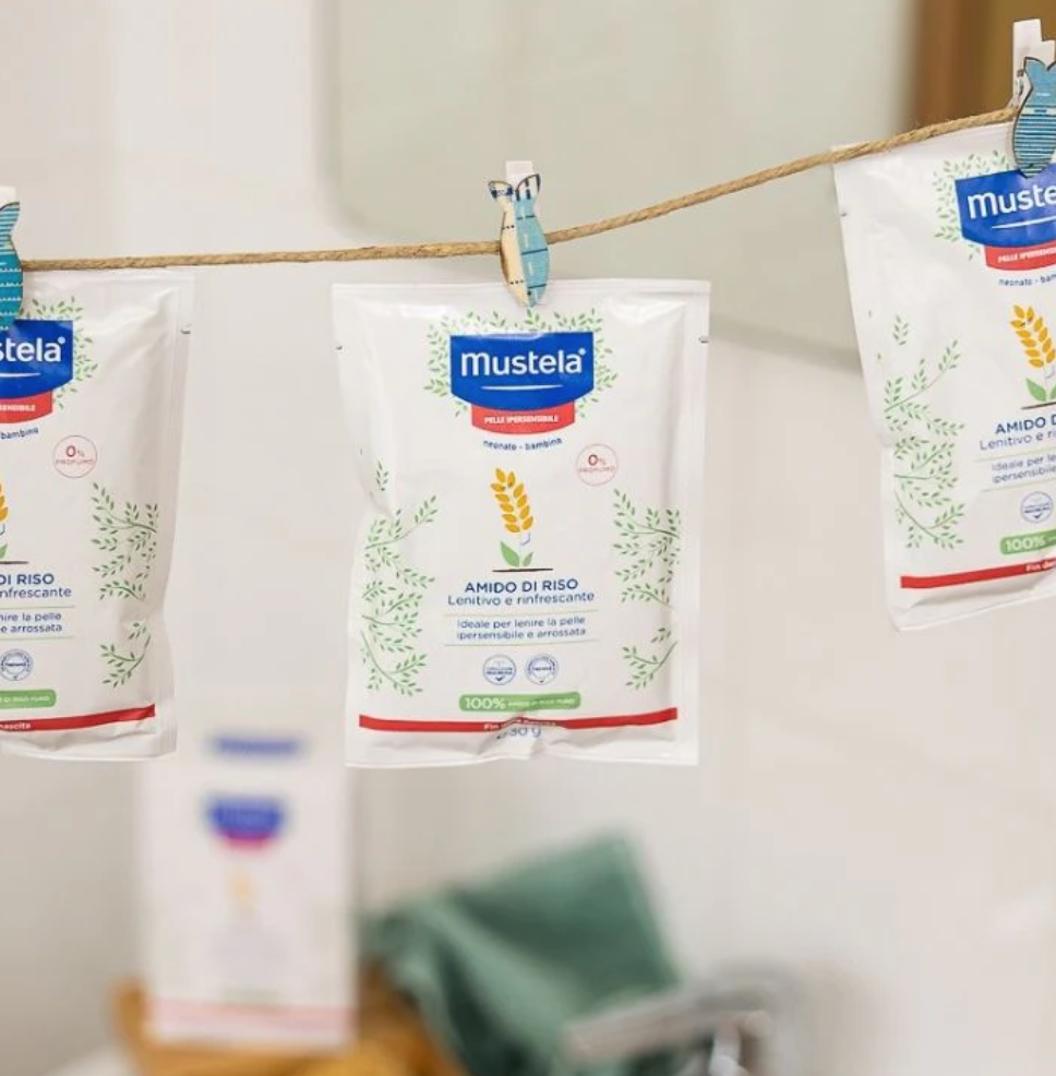 Mustela -  Amido di Riso in buste
