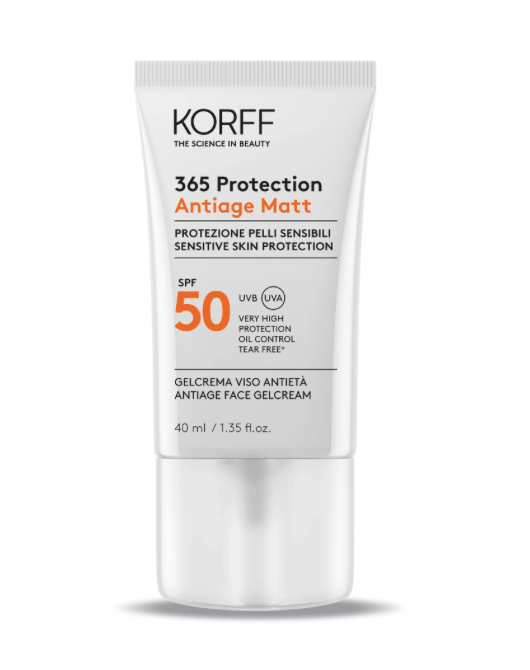 Korff - 365 Protection Antiage Matt Gel Crema Viso Mattificante SPF 50