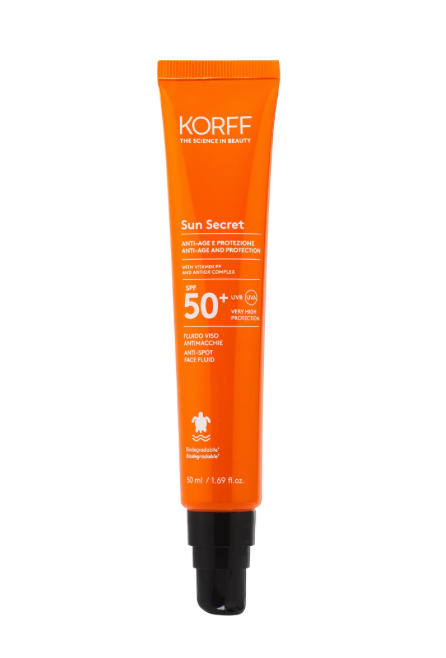 Korff - Sun Secret Fluido Viso Antimacchie SPF50+