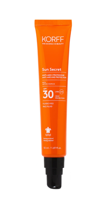 Korff - Sun Secret Fluido Viso SPF30