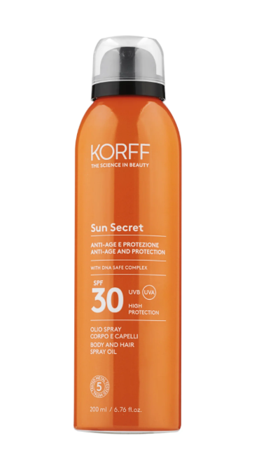 Korff - Olio Spray Corpo e Capelli SPF 30