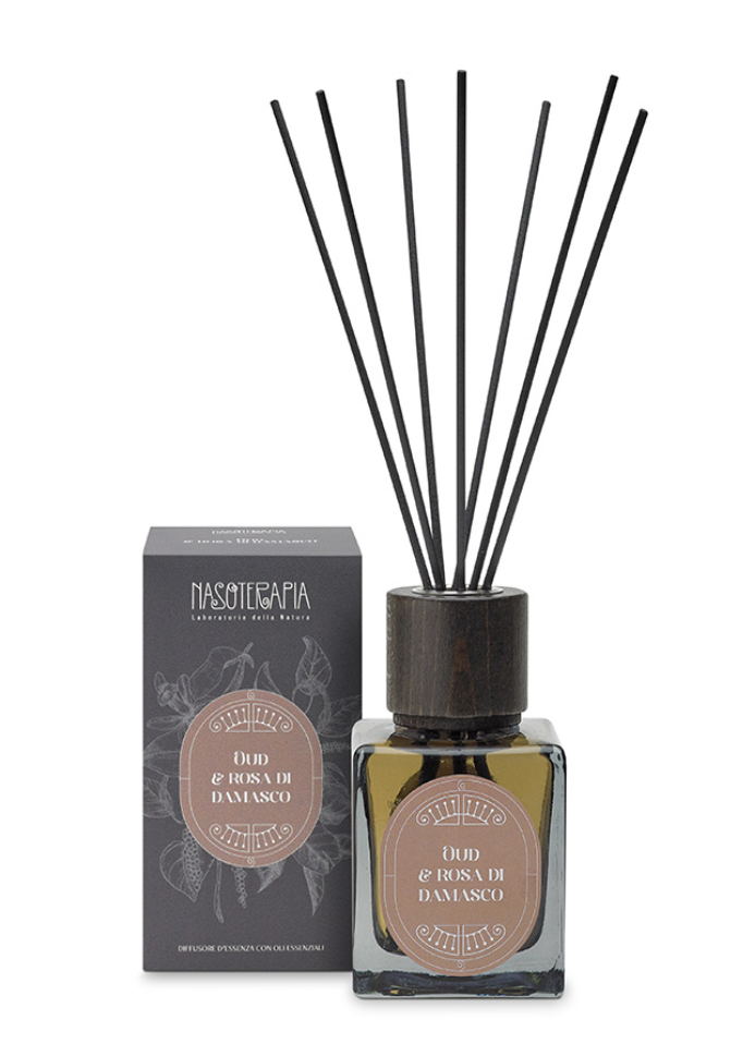 Diffusore a bastoncini - Oud & Rosa di Damasco - Nasoterapia