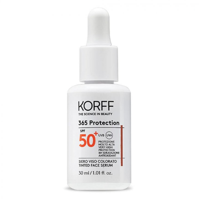 Korff - 365 Protection Siero Viso SPF 50+ - Colorato