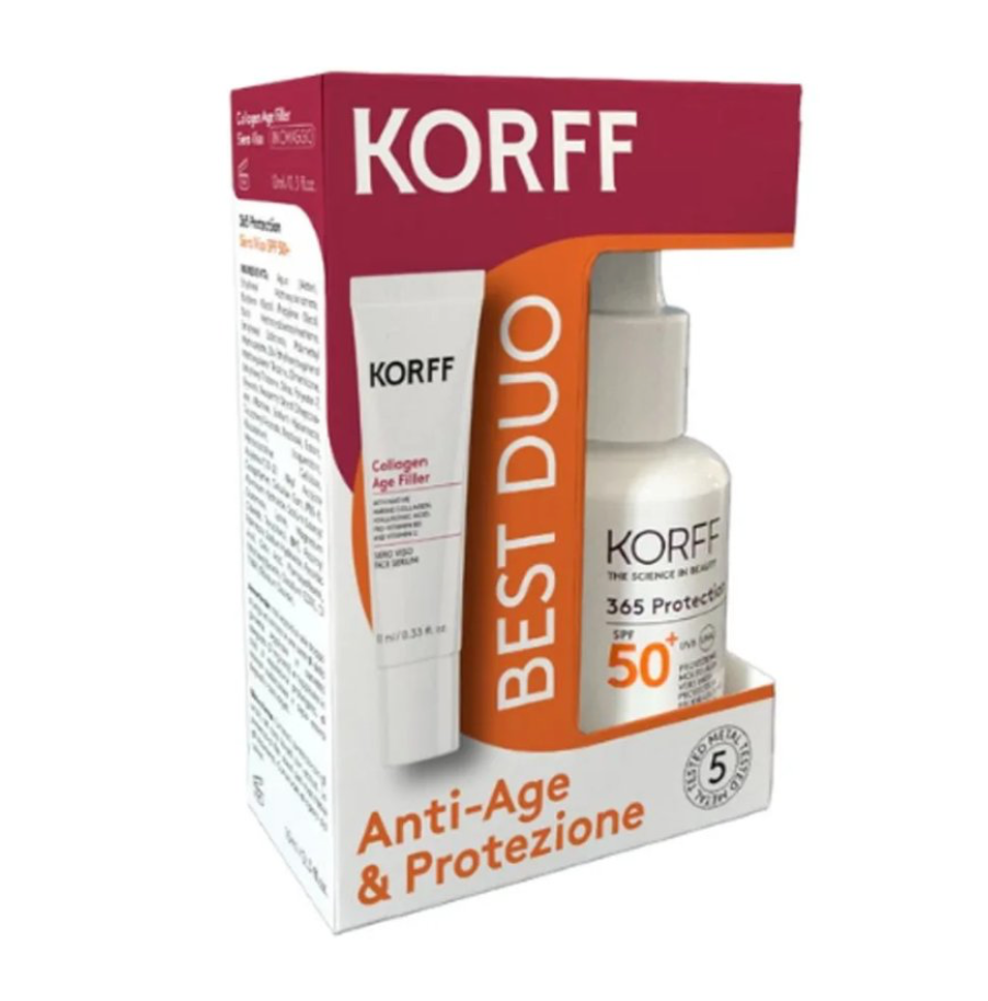 Korff - Kit Best Duo Antiage e Protezione - Siero 365 Colorato + Siero Collagene