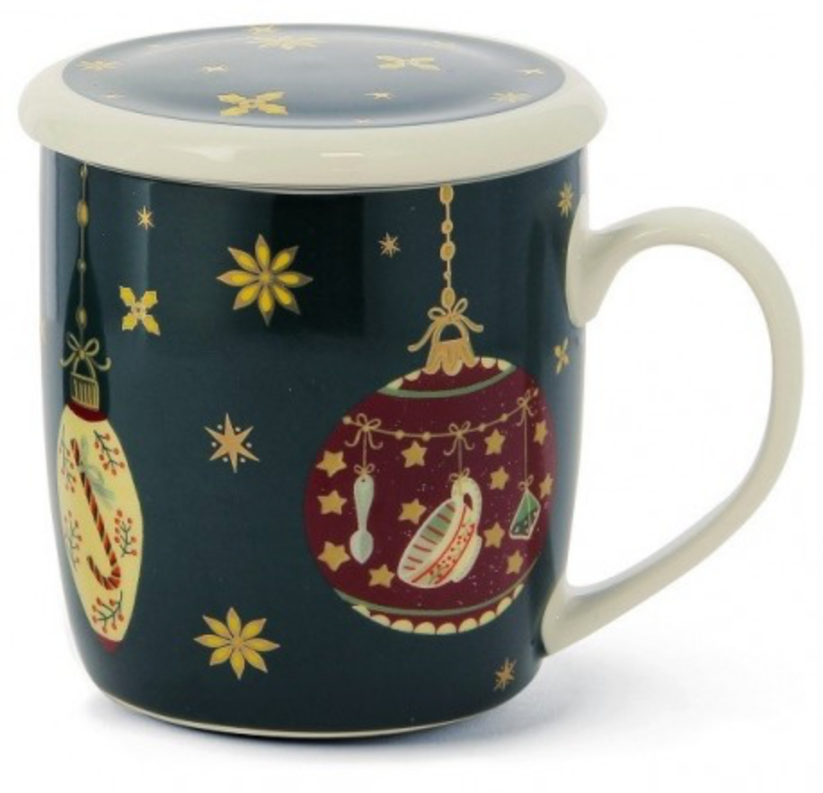 Neavita - Infusiera Natalizia con filtro e coperchio