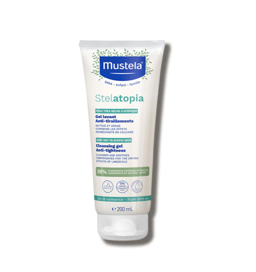 Mustela -  Stelatopia Gel Detergente Viso & Corpo - Tubo 200 ml